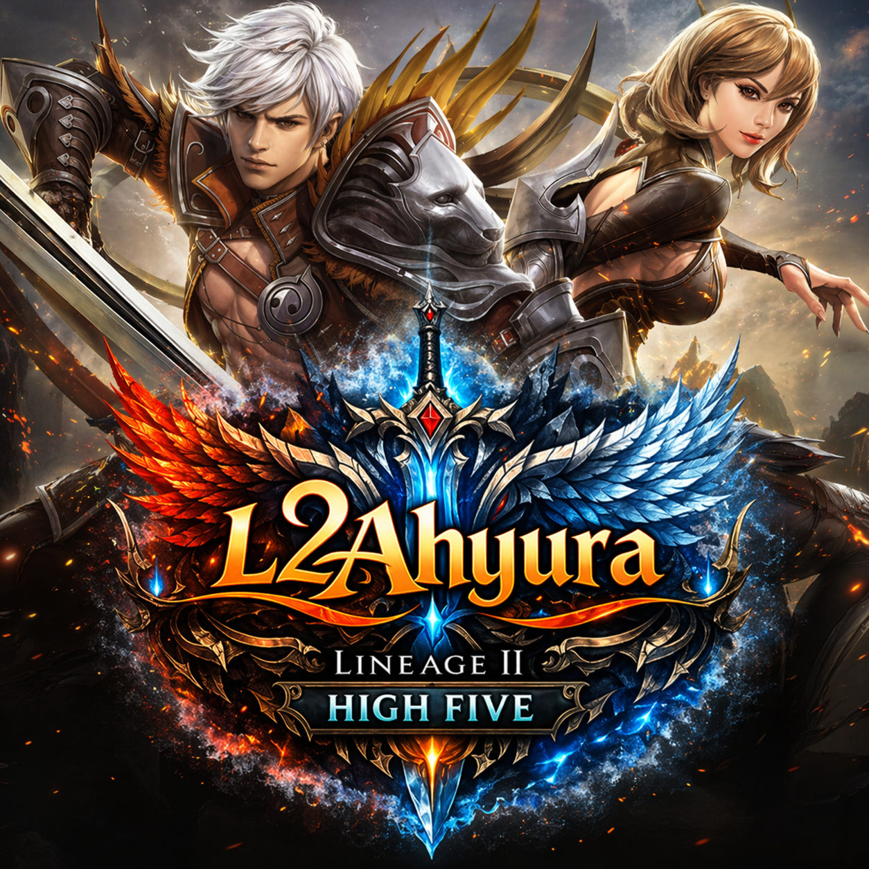 L2Ahyura lineage 2 Server Banner