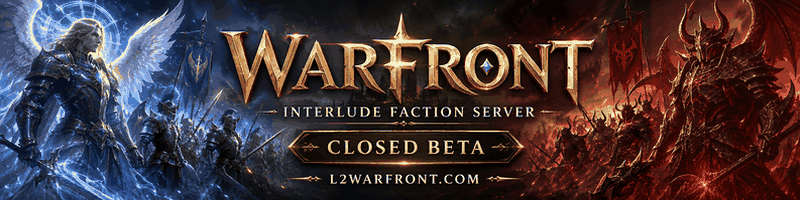 L2 Warfront Faction GvE lineage 2 Server Banner